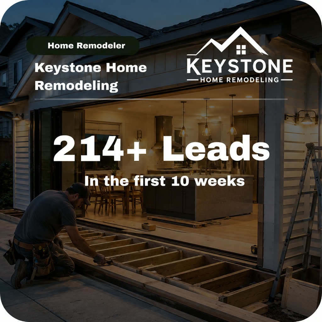 Keystone Home Remodeling campaign results